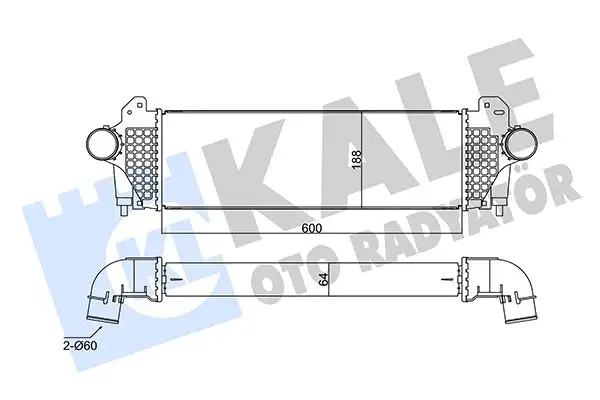 KALE 356160 Turbo Radyatörü