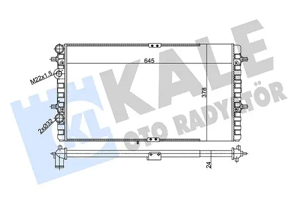 KALE 356305 Radyatör