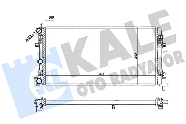 KALE 356425 Radyatör
