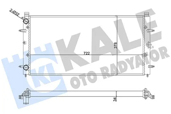 KALE 356880 Radyatör