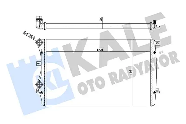 KALE 356925 Radyatör