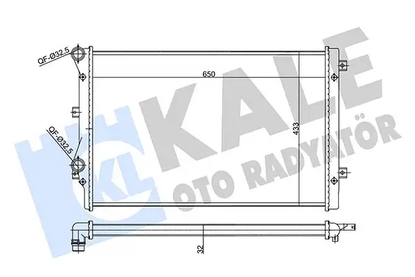 KALE 356985 Radyatör