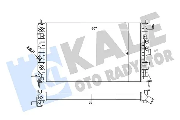 KALE 357040 Radyatör