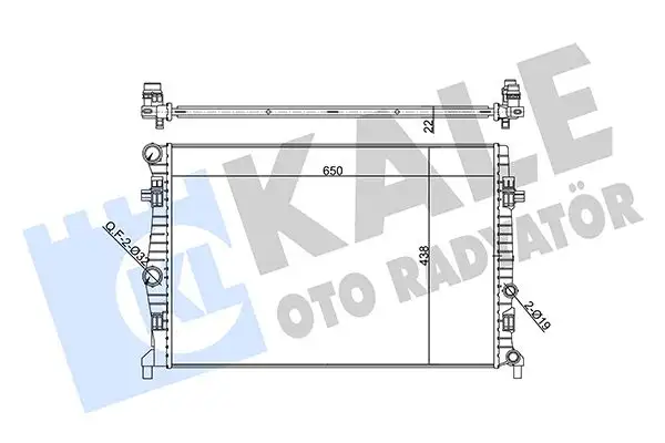 KALE 357265 Radyatör 5Q0121251EA