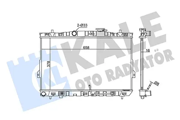 KALE 357800 Radyatör