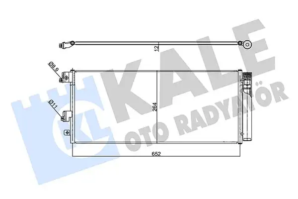 KALE 357955 Klima Radyatörü 1850742