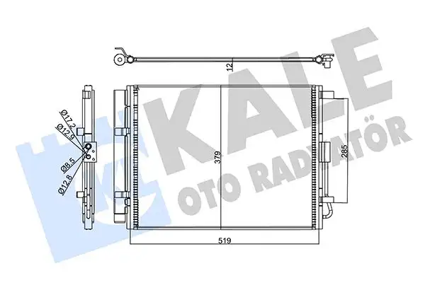 KALE 358215 Klima Radyatörü