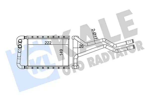 KALE 358630 Kalorifer Radyatörü 971382B000