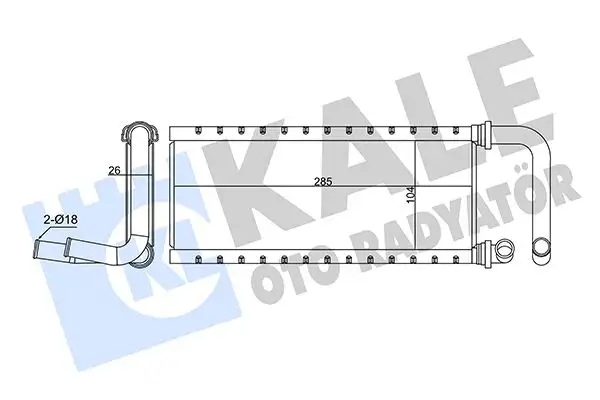 KALE 358675 Kalorifer Radyatörü 898047494054