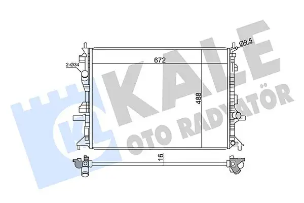 KALE 358980 Radyatör