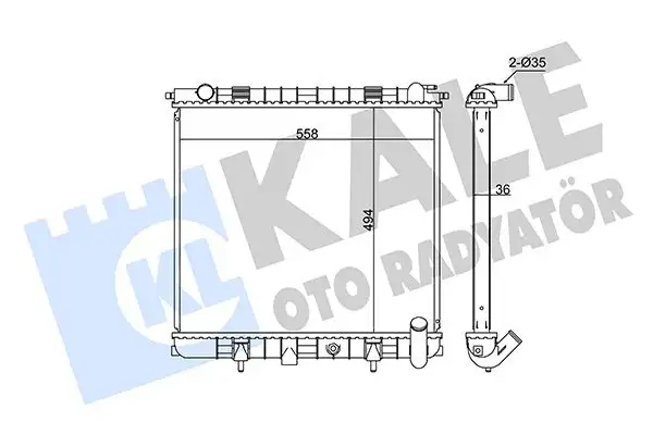KALE 359300 Radyatör ESR2269