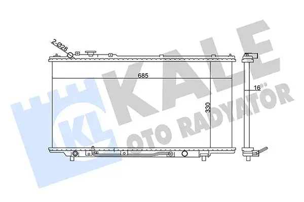 KALE 359700 Radyatör