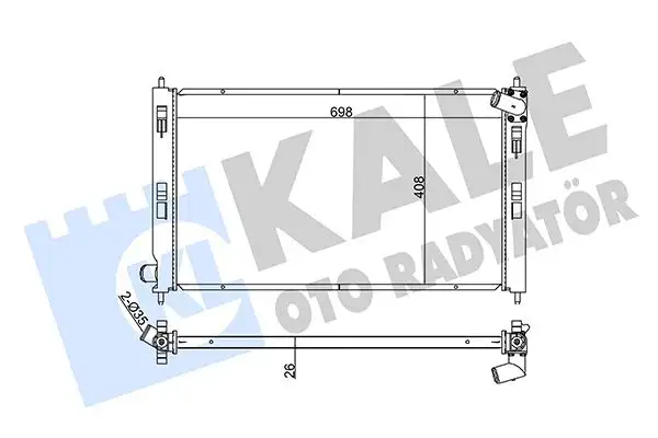 KALE 362100 Radyatör