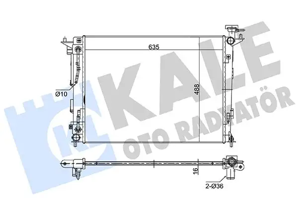 KALE 362185 Radyatör 253102Y520
