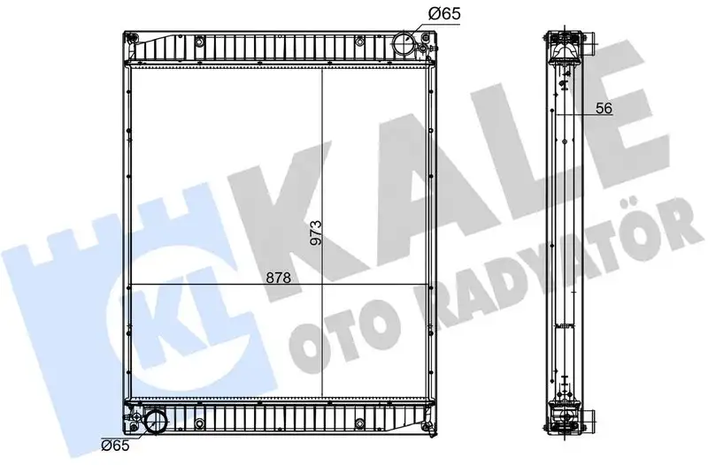 KALE 362740 Radyatör