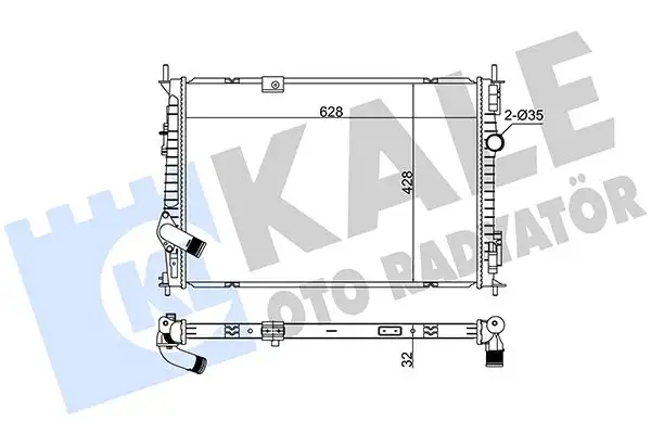 KALE 363185 Radyatör 21400BB50A