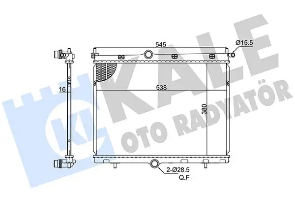 KALE 363205 Radyatör 9825333380