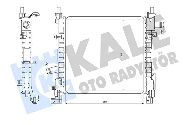 KALE 363230 Radyatör