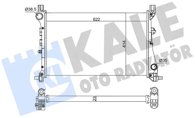 KALE 363915 Radyatör 52052220