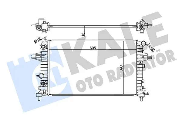KALE 364200 Radyatör 13145210