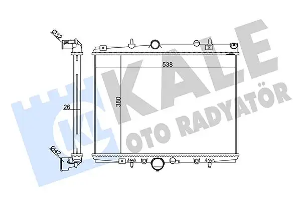 KALE 364500 Radyatör