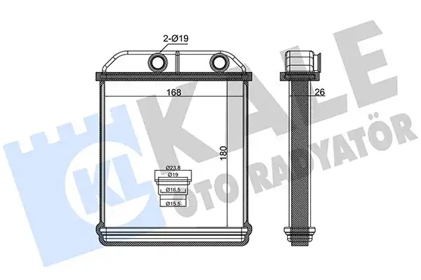 KALE 370615 Kalorifer Radyatörü MR315932