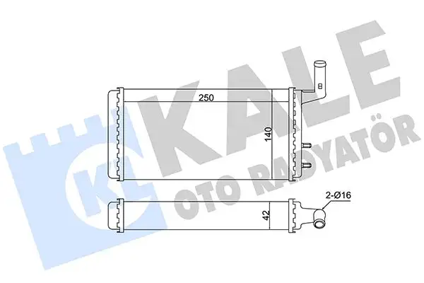 KALE 370670 Kalorifer Radyatörü 4327232
