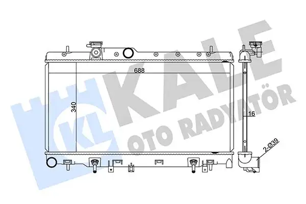 KALE 371500 Radyatör