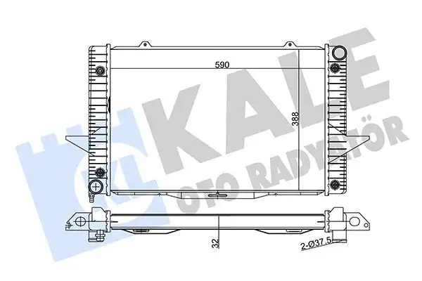 KALE 372100 Radyatör