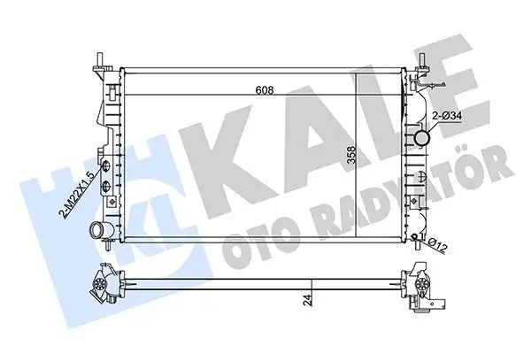 KALE 374100 Radyatör