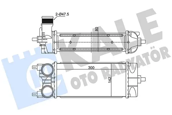 KALE 375660 Turbo Radyatörü GN116K775AB