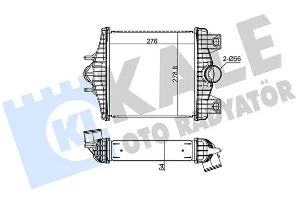 KALE 375720 Turbo Radyatörü LR036432