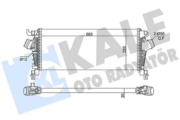 KALE 375790 Turbo Radyatörü 13393986