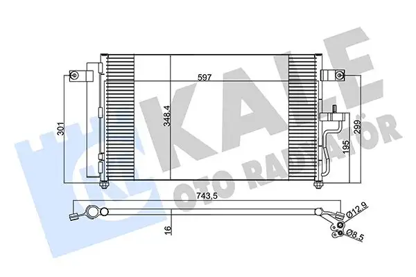 KALE 379000 Klima Radyatörü 9760625500