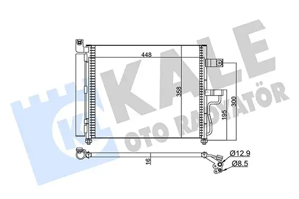KALE 379100 Klima Radyatörü 9760625600
