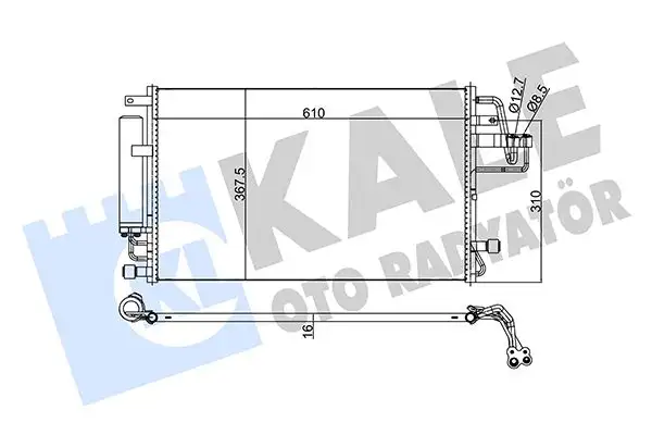 KALE 379900 Klima Radyatörü 976062E100