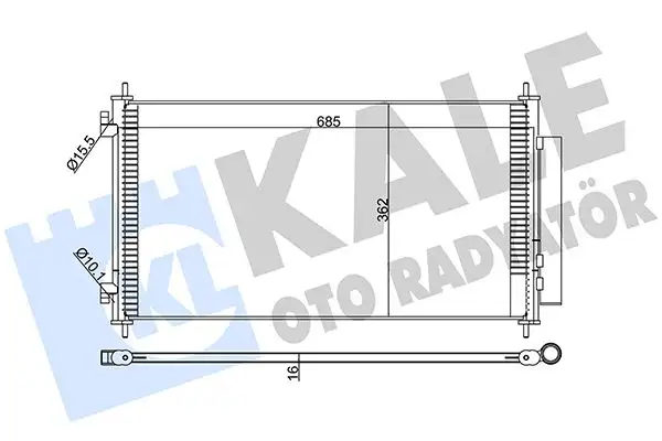 KALE 380700 Klima Radyatörü 80110SWAA01
