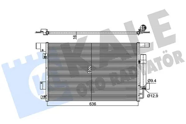 KALE 381700 Klima Radyatörü