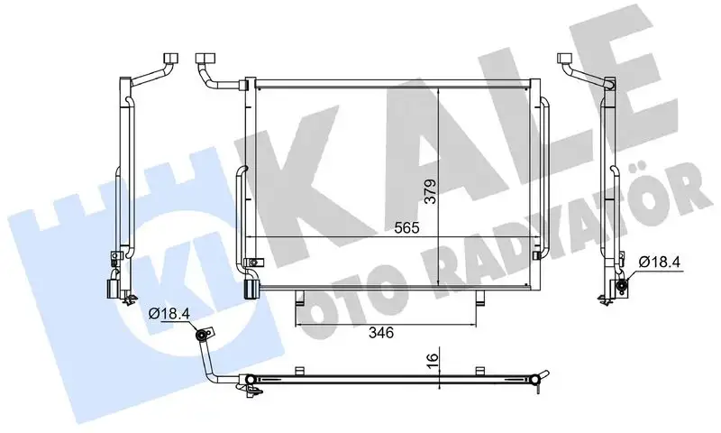 KALE 382655 Klima Radyatörü
