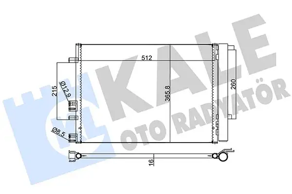 KALE 386500 Klima Radyatörü 976064P000