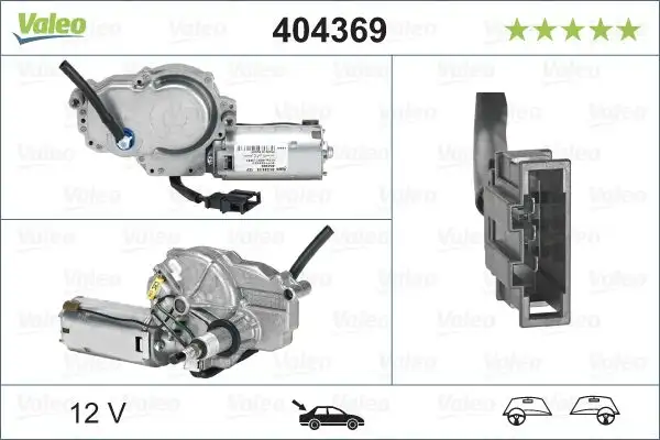 VALEO 404369 Silecek Motoru (Arka) 6N0955713B