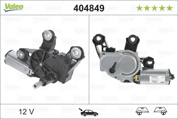 VALEO 404849 Silecek Motoru (Arka) 7M3955711C