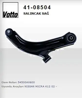 VOTTO 41-08504 Alt Salıncak (Sağ) 54500AX600