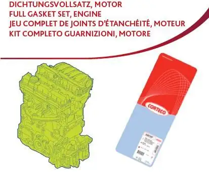 CORTECO 430614P (83430614) Motor Takım Conta (Alt ve Üst)