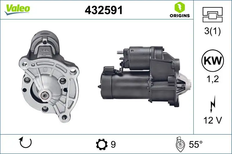 VALEO 432591 Marş Motoru