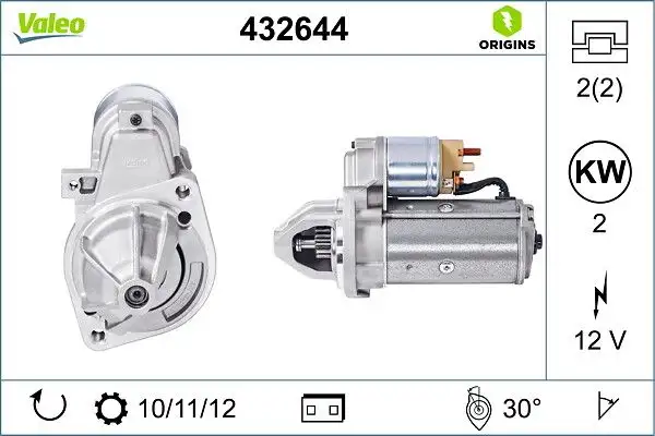 VALEO 432644 Marş Motoru