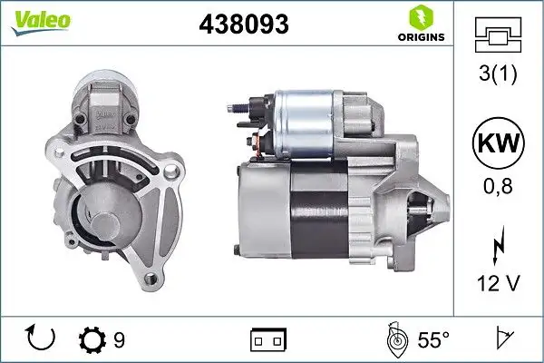 VALEO 438093 Marş Motoru