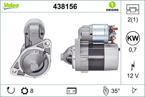 VALEO 438156 Marş Motoru