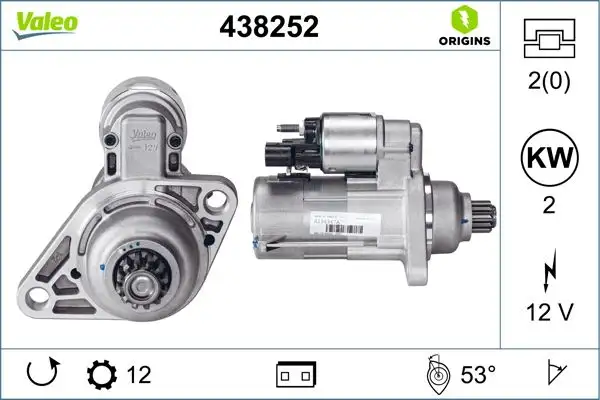 VALEO 438252 Marş Motoru AM911023L