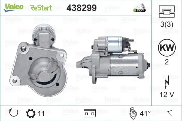 VALEO 438299 Marş Motoru